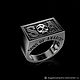Кольцо "Sons of anarchy / Сыны Анархии" из золота 585. Кольца. BUGAKOV jewelry. Ярмарка Мастеров.  Фото №5