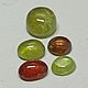 Мали гранат /Мали - Лот на серьги и кольцо/подвес. Кабошоны. ТАНАГРА gemstones (винтаж). Ярмарка Мастеров.  Фото №4
