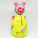 Order Wooden collapsible figurine-piggy Bank with painting 'Mouse'. Angel Art&Design. Livemaster. . Figurines Фото №3
