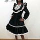 Заказать Платье "Барышня" благородный сатин. Little___dress. Ярмарка Мастеров. . Платья Фото №3