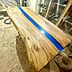 Столы река из эпоксидной смолы и карагача. Столы. WoodBroker. Ярмарка Мастеров.  Фото №4