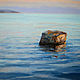 Oil painting 'Sit by the sea in the evening', ,90-55. Pictures. Zhanne Shepetova. My Livemaster. Фото №5