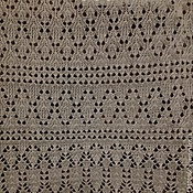 Материалы для творчества handmade. Livemaster - original item Machine-knitted linen openwork fabric 