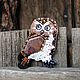 Order Brooch 'Autumn owl'. Anastasiya Kozlova. Livemaster. . Brooches Фото №3
