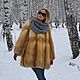coat. Jacket fur Siberian red Fox, Fur Coats, Omsk,  Фото №1