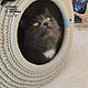 Дом для кошек, дом-рыбка #КитСожралКота. Домик для питомца. КитСожралКота. Ярмарка Мастеров.  Фото №5