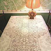 Для дома и интерьера handmade. Livemaster - original item TABLECLOTHS: Large lace tablecloth in perfect condition.. Handmade.