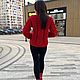 Свитер женский красный. Свитеры. SHAPAR вязаная одежда ручной работы. Ярмарка Мастеров.  Фото №5