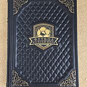 Сувениры и подарки handmade. Livemaster - original item The great leather-bound encyclopedia of football.. Handmade.