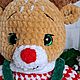 Вязаный олень ручной работы. Амигуруми куклы и игрушки. krasivye.petelki. Ярмарка Мастеров.  Фото №6