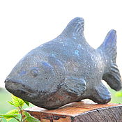 Для дома и интерьера handmade. Livemaster - original item Statuette Fish aged Loft series Vintage garden. Handmade.