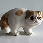 Для дома и интерьера handmade. Livemaster - original item Kitten Exotic Red-speckled figurine. Handmade.