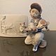 Винтаж: LLADRO 7623 фарфоровая статуэтка Маленький гонщик. Статуэтки винтажные. Коллекция Frau Burd. Ярмарка Мастеров.  Фото №10