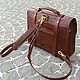 Портфель из натуральной кожи. Ручной пошив. Портфель. Мастерская-R.A.Bags. Ярмарка Мастеров.  Фото №5