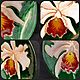 Заказать Винтаж: КЛУАЗОНЕ - CLOISONNE  ОРХИДЕЯ  Интерьерная  ТАРЕЛКА Япония. Чердак дяди Рико. Ярмарка Мастеров. . Тарелки декоративные винтажные Фото №3