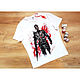 t-shirt: Hand painted Punisher, T-shirts, Kaliningrad,  Фото №1