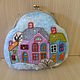 Felted bag ' Gingerbread City'. Classic Bag. Larissa Permjakova. Online shopping on My Livemaster.  Фото №2
