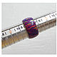 Order Wide ring made of synthetic opal 'Royal Purple'. Wooden jewellery. Livemaster. . Rings Фото №3