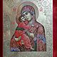 Икона Богородица Владимирская. Иконы. Выставка Церковного искусства. (ikonaruzm). Ярмарка Мастеров.  Фото №5