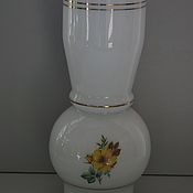 Для дома и интерьера handmade. Livemaster - original item Flower vase. Milk glass. USSR. V. - 25,5 cm. Great!. Handmade.