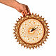 Order Large round wooden clock 'Openwork' D32. Art.40027. SiberianBirchBark (lukoshko70). Livemaster. . Watch Фото №3