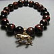 Golden Tiger Bull's-eye Bracelet'. Bead bracelet. Beautiful gifts for the good people (Alura-lights). Online shopping on My Livemaster.  Фото №2
