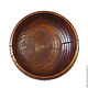 Wooden plate-candy bowl made of elm wood. T44. Plates. ART OF SIBERIA. My Livemaster. Фото №6