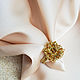 Golden Braided Sun Flower Ring, frivolite Ring. Rings. moonlace. Online shopping on My Livemaster.  Фото №2