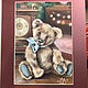  Teddy Bear. Original. Pastel. Pictures. Valeria Akulova ART. Online shopping on My Livemaster.  Фото №2