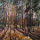 Авторская картина маслом " Осенний лес  ", Картины, Москва,  Фото №1