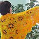 Заказать ШАЛЬ-ПУШИНКА  ЖЕЛТЫЙ ЦЫПЛЕНОК. Кравчук Наталья Юрьевна. Ярмарка Мастеров. . Шали Фото №3