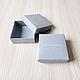 7x7x3 см, коробка "крышка-дно", серый дизайн.картон. Коробки. Master-Pack. Ярмарка Мастеров.  Фото №4