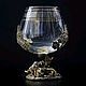 Glass of cognac ' Wolves'. Gifts for hunters and fishers. muzhskie-podarki. Online shopping on My Livemaster.  Фото №2