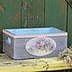 Box wooden 'Aquarelle' (storage box, decoupage), Storage Box, Sokol,  Фото №1