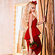 Платье "Lady in red". Платья. Anna Paromskaya. Интернет-магазин Ярмарка Мастеров.  Фото №2