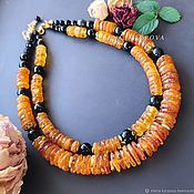 Украшения handmade. Livemaster - original item Necklace with  amber. Handmade.