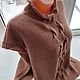 Женский жилет теплый вязаный коричневый цвет. Жилеты. AccessoriesWool мягко и комфортно. Ярмарка Мастеров.  Фото №4