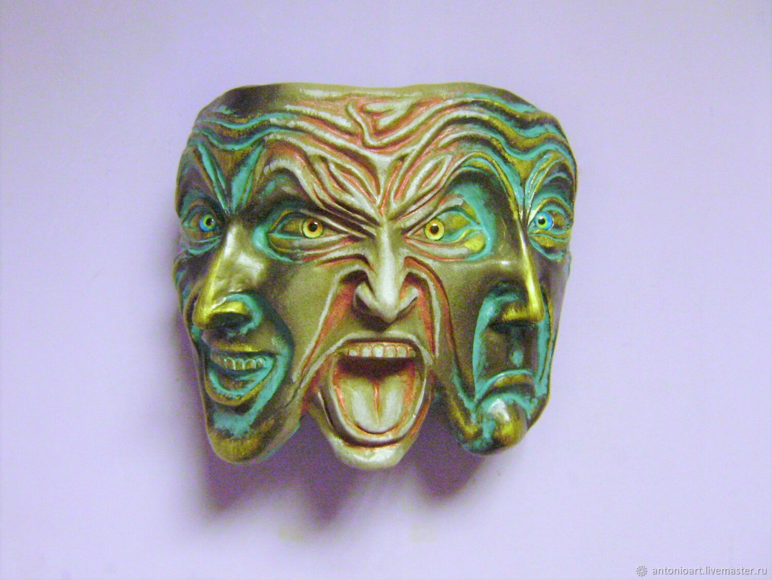 Three-Face Fantasy Mask, Three Faces, Emotion Mask, Interior masks, Chelyabinsk,  Фото №1