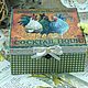 Casket company cock and hens decoupage. Box. Studio Villa-Oliva. Online shopping on My Livemaster.  Фото №2