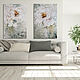 White Interior Painting Large paintings on a white wall, Pictures, Moscow,  Фото №1