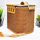 Order Box for bread 'On the hunt'. Wooden cat. Art.1001. SiberianBirchBark (lukoshko70). Livemaster. . Storage Box Фото №3