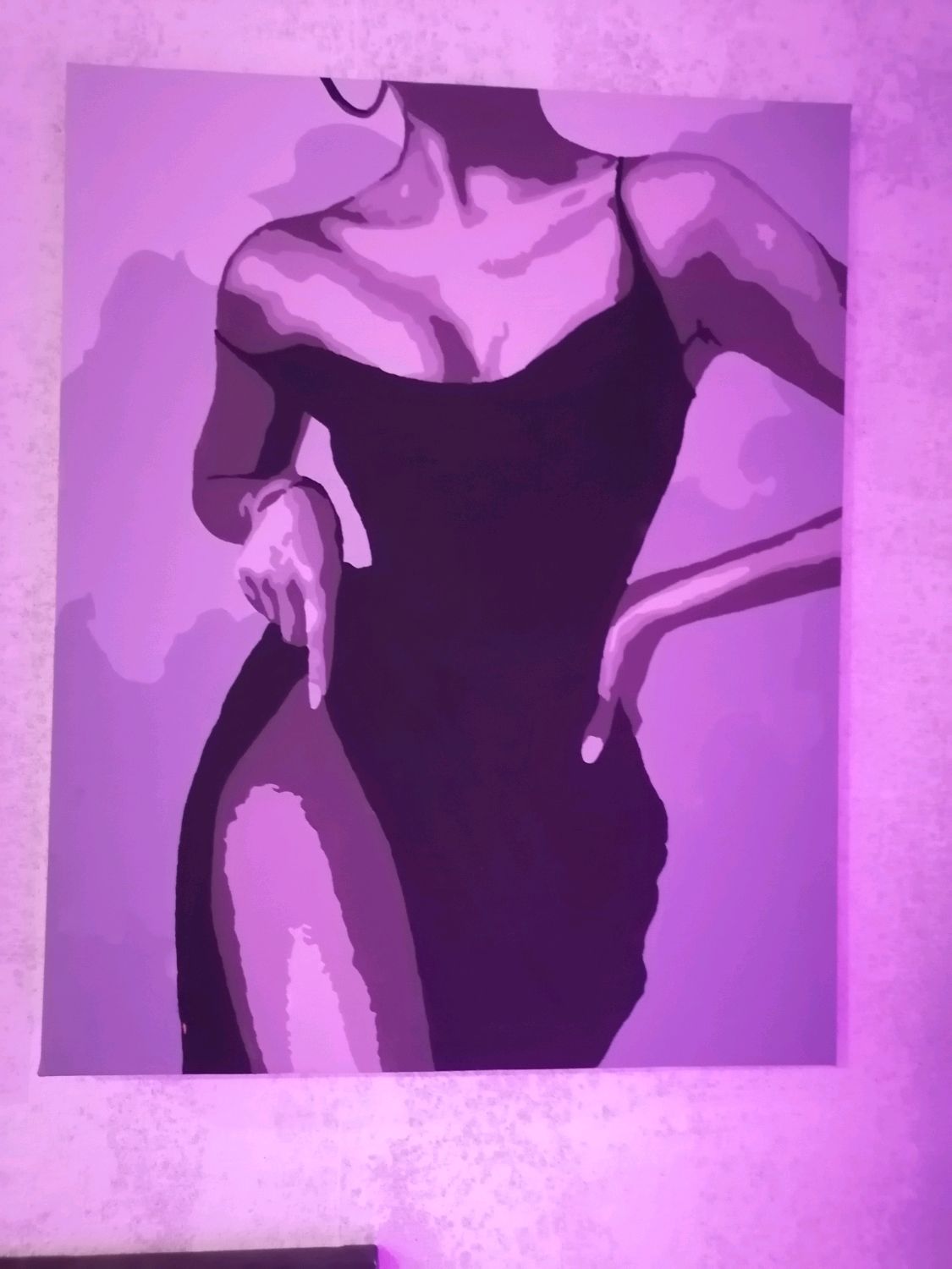 Картина "Девушка в чёрном" в интернет-магазине Ярмарка Мастеров по цене ...