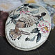  "La Fleur et L'Oiseau ". Брошь-булавка. EmbroideryART (vasilevamaria). Ярмарка Мастеров.  Фото №4