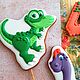 Gingerbread Dinosaurs. Gingerbread Cookies Set. cookiezanna. Online shopping on My Livemaster.  Фото №2
