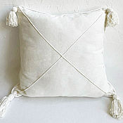 Для дома и интерьера handmade. Livemaster - original item Pillowcase with large brushes. Handmade.