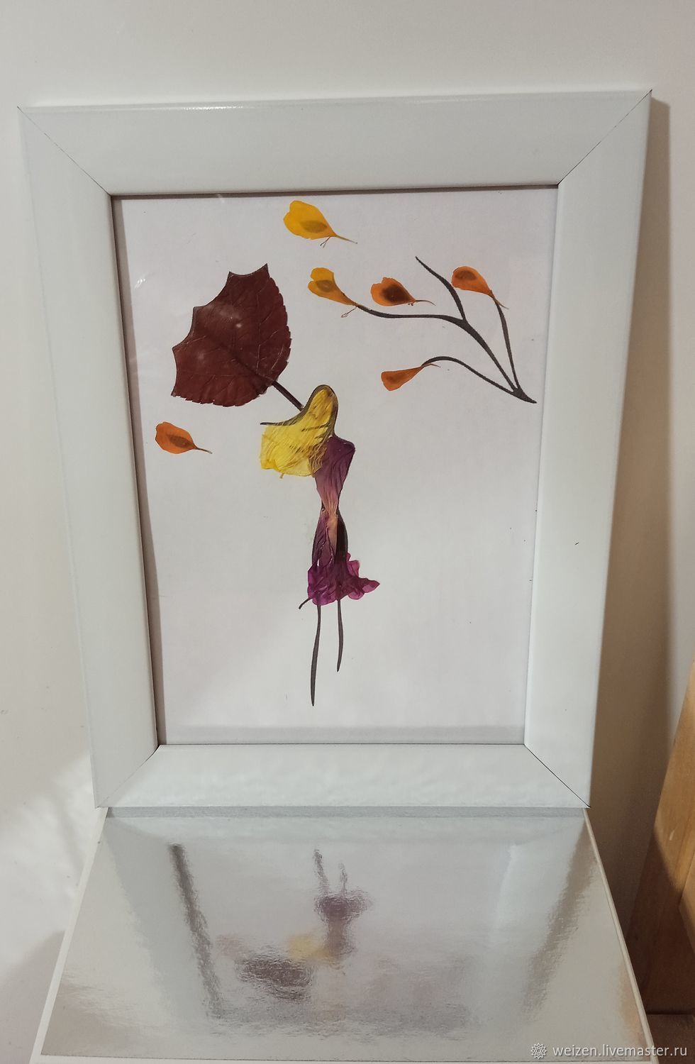 Картина из сухоцветов, гербарий в интернет-магазине Ярмарка Мастеров по ...