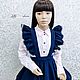 Сарафан " Sentiment" 2 в 1. Школьная форма. Little___dress. Ярмарка Мастеров.  Фото №5