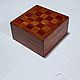 Заказать Шкатулка под старину с маркетри (шахматы). Nikolay-woodcraft. Ярмарка Мастеров. . Шкатулки Фото №3