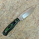 Knife 'Daniyar' fultang 95h18 g10 black and green. Knives. Artesaos e Fortuna. Online shopping on My Livemaster.  Фото №2