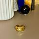 Тройное необычное золотое кольцо, Кольца, Москва,  Фото №1